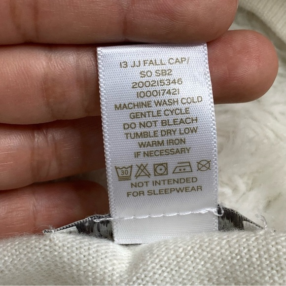 New Janie and Jack Special Occasion Girl's White Cropped Cardigan 18-24 Months - Picture 9 of 10